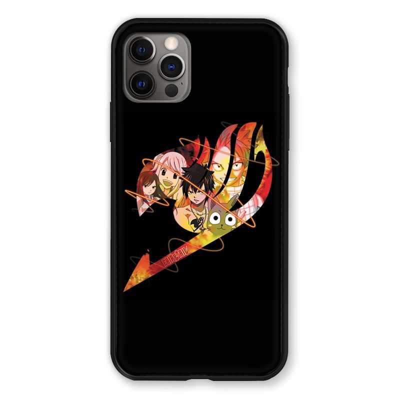 Coque Pour Iphone 13 MINI (5.4) Manga Fairy Tail Logo Noir