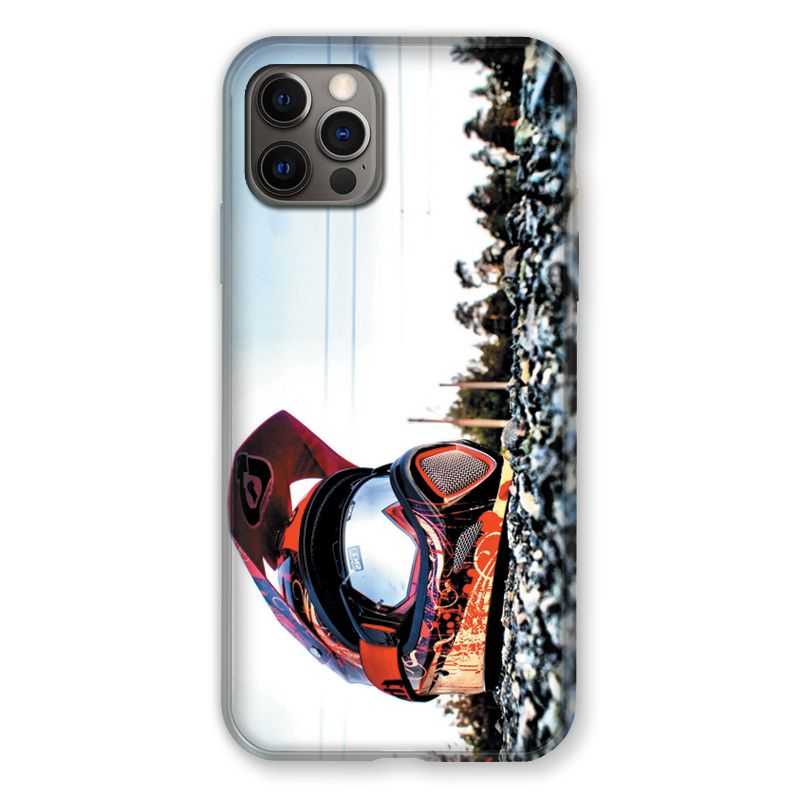 Coque Pour Iphone 13 MINI (5.4) Moto Casque Cross