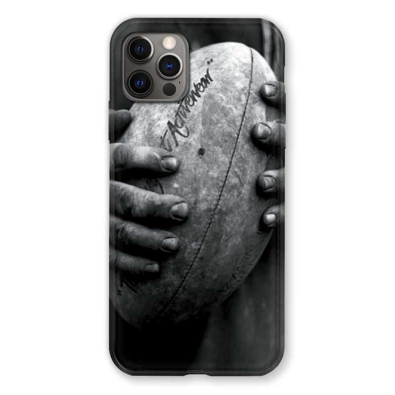 Coque Pour Iphone 13 MINI (5.4) Rugby Ballon Vintage