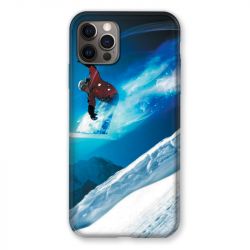 Coque Pour Iphone 13 MINI (5.4) Snowboard Saut