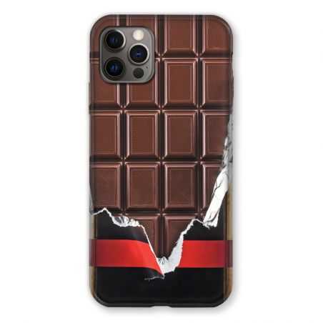 Coque Pour Iphone 13 MINI (5.4) Trompe Oeil Chocolat