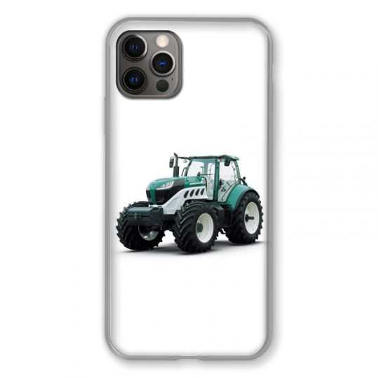 Coque Pour Iphone 13 PRO Agriculture Tracteur Blanc