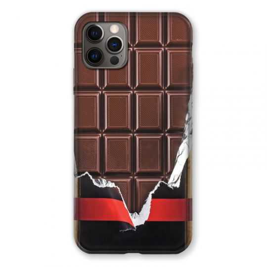 Coque Pour Iphone 13 PRO Trompe Oeil Chocolat