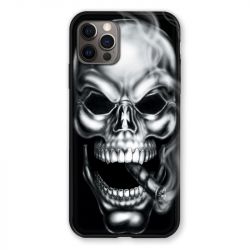 Coque Pour Iphone 13 PRO Tete de Mort Fume