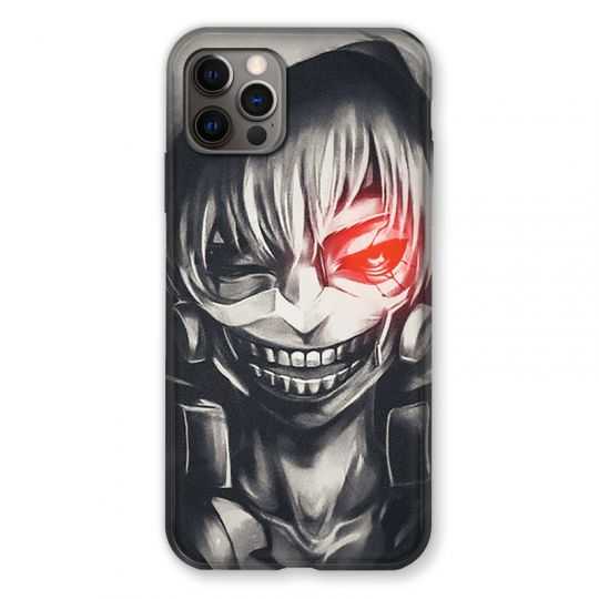 Coque Pour Iphone 13 PRO Manga Kaneki Noir