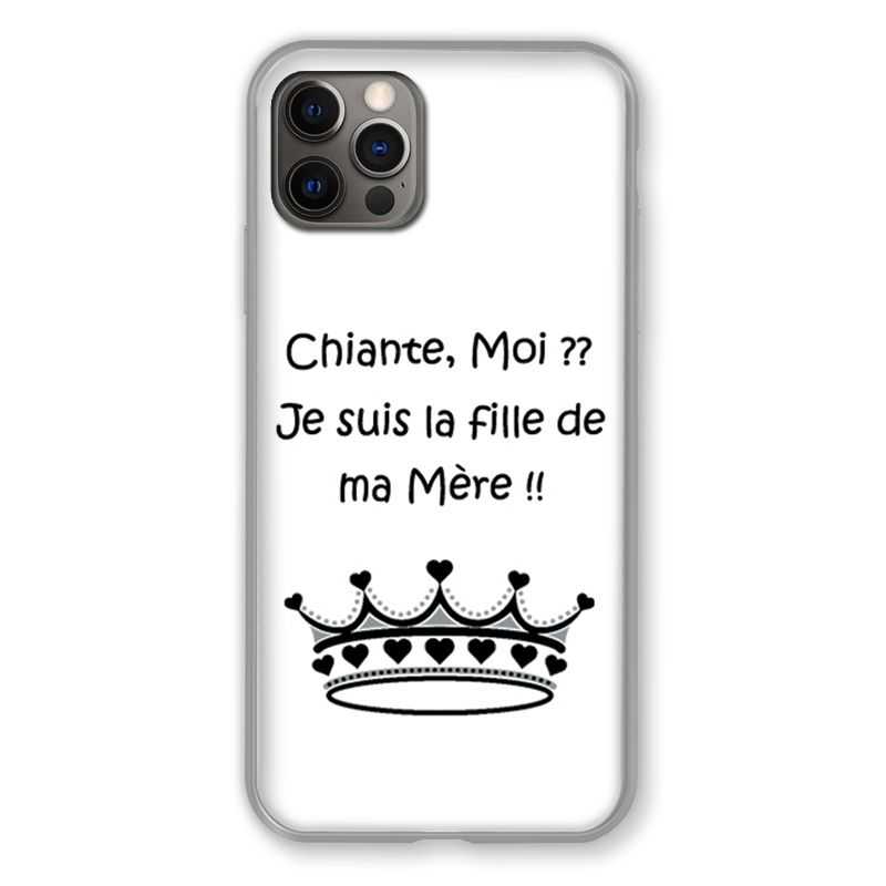 Coque Pour Iphone 13 PRO Humour Moi Chiante