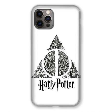Coque Pour Iphone 13 PRO WB License Harry Potter Triangle Blanc