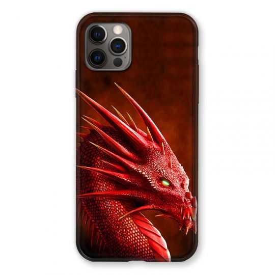 Coque Pour Iphone 13 PRO Dragon Rouge