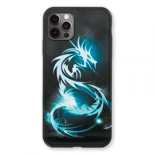 Coque Pour Iphone 13 PRO Dragon Bleu