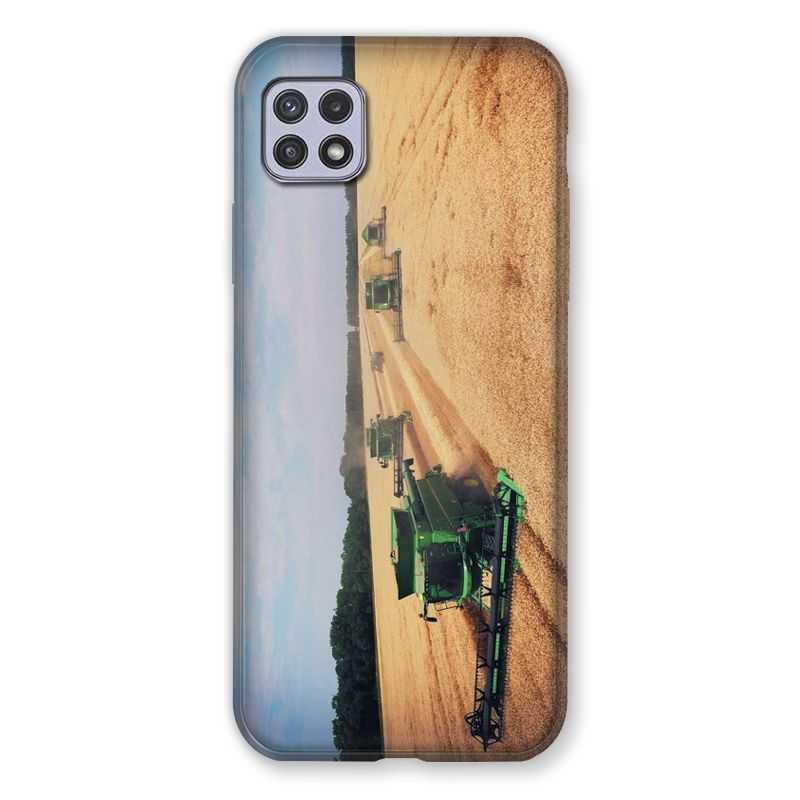 Coque Pour Samsung Galaxy A22 5G Agriculture Moissonneuse