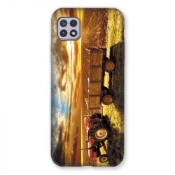 Coque Pour Samsung Galaxy A22 5G Agriculture Tracteur Color