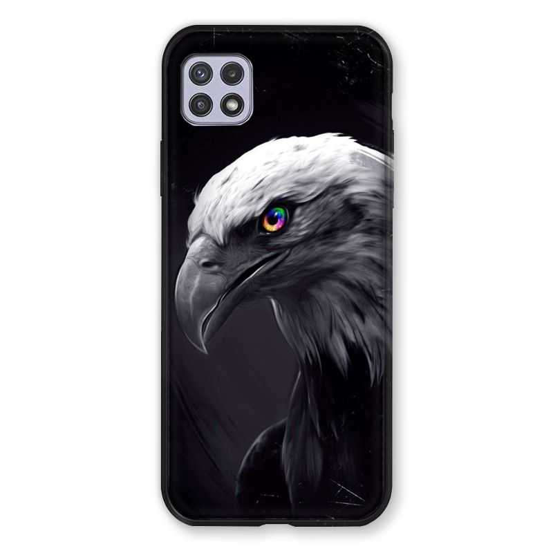 Coque Pour Samsung Galaxy A22 5G Aigle Royal Noir