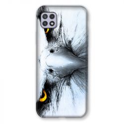 Coque Pour Samsung Galaxy A22 5G Aigle Royal Blanc