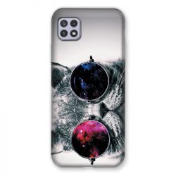 Coque Pour Samsung Galaxy A22 5G Chat Fashion