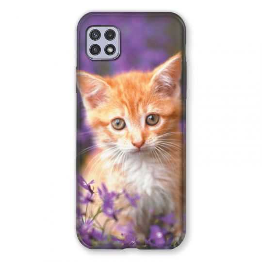 Coque Pour Samsung Galaxy A22 5G Chat Violet