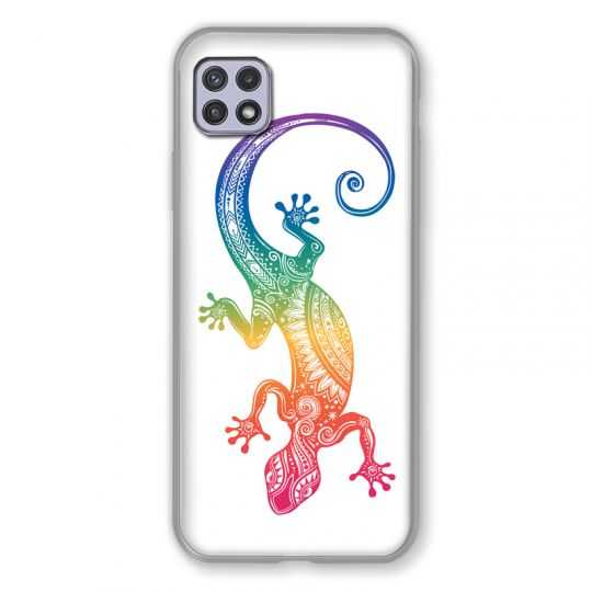 Coque Pour Samsung Galaxy A22 5G Animaux Maori Salamandre Color