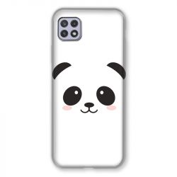 Coque Pour Samsung Galaxy A22 5G Panda Blanc