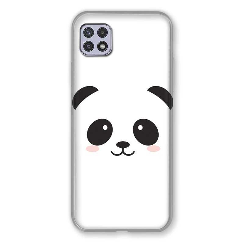 Coque Pour Samsung Galaxy A22 5G Panda Blanc