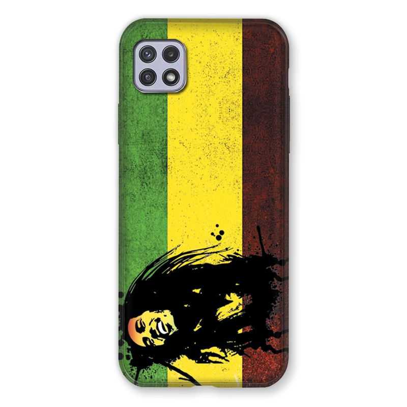 Coque Pour Samsung Galaxy A22 5G Bob Marley Drapeau
