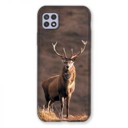 Coque Pour Samsung Galaxy A22 5G Chasse Chevreuil Blanc
