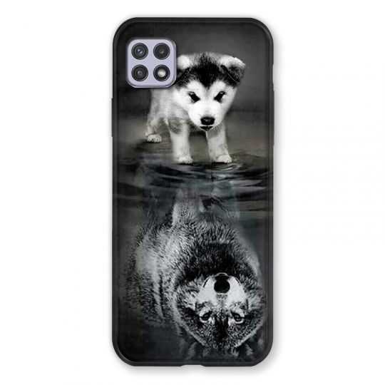 Coque Pour Samsung Galaxy A22 5G Chien Reflet