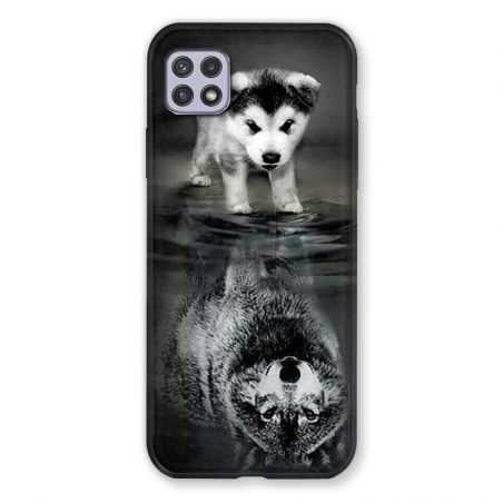 Coque Pour Samsung Galaxy A22 5G Chien Reflet