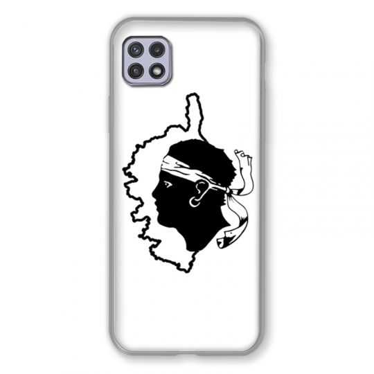 Coque Pour Samsung Galaxy A22 5G Corse Blanc