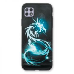 Coque Pour Samsung Galaxy A22 5G Dragon Bleu
