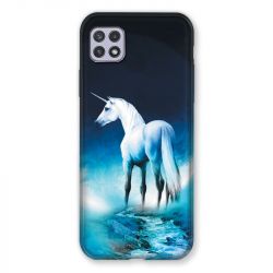 Coque Pour Samsung Galaxy A22 5G Licorne Lune