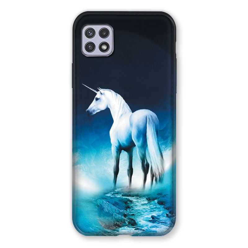 Coque Pour Samsung Galaxy A22 5G Licorne Lune