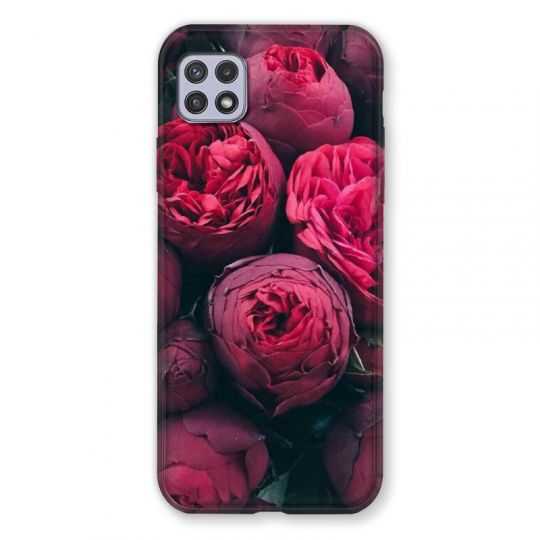 Coque Pour Samsung Galaxy A22 5G Fleur Pivoine
