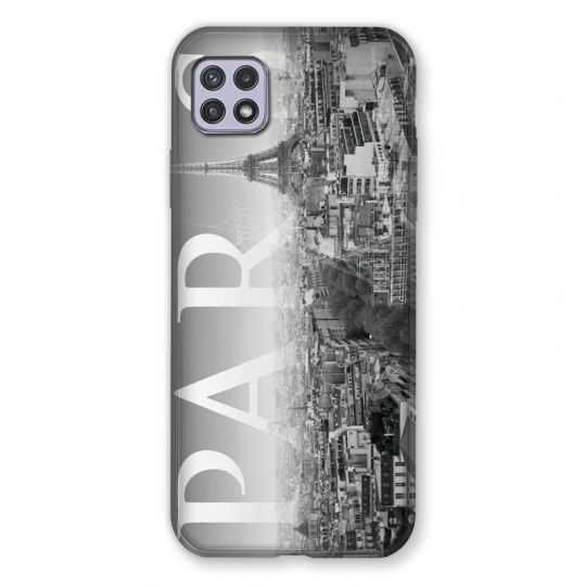 Coque Pour Samsung Galaxy A22 5G France Paris Vintage