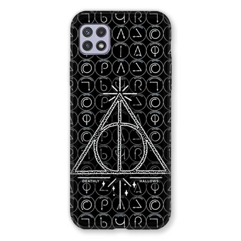 Coque Pour Samsung Galaxy A22 5G WB License Harry Potter Triangle noir