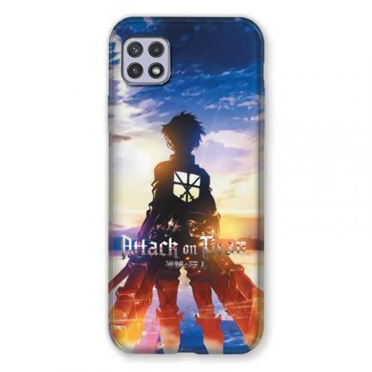 Coque Pour Samsung Galaxy A22 5G Manga Attaque Titans Soleil