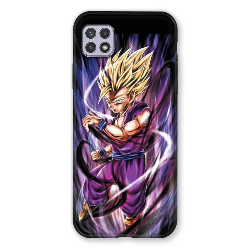Coque Pour Samsung Galaxy A22 5G Manga Dragon Ball Sangohan Violet