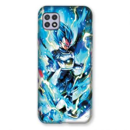 Coque Pour Samsung Galaxy A22 5G Manga Dragon Ball Vegeta Bleu