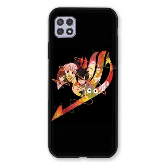 Coque Pour Samsung Galaxy A22 5G Manga Fairy Tail Logo Noir