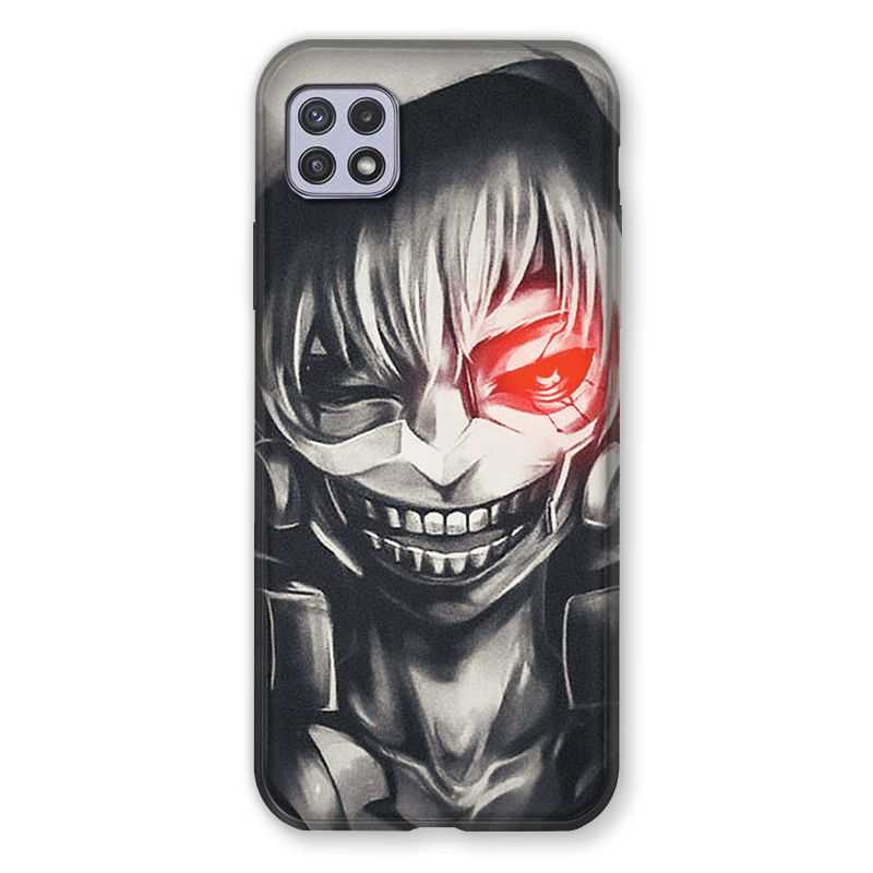 Coque Pour Samsung Galaxy A22 5G Manga Kaneki Noir