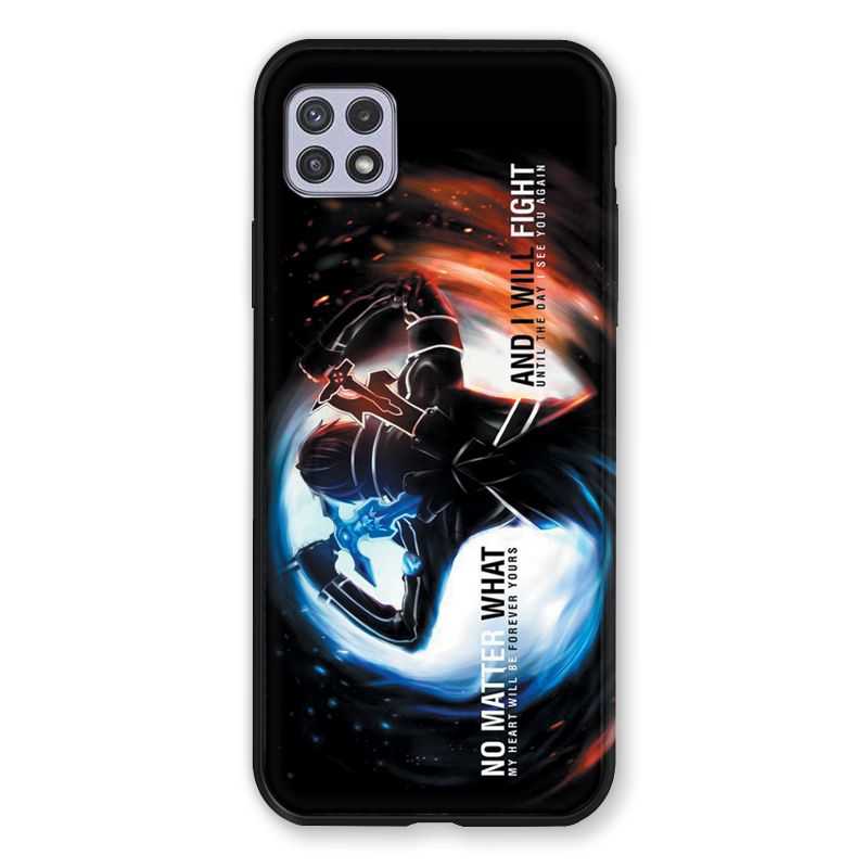Coque Pour Samsung Galaxy A22 5G Manga SAO sword Art Online Fight
