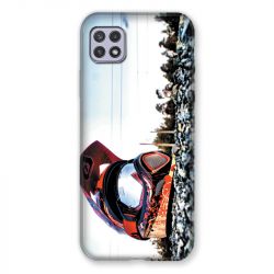 Coque Pour Samsung Galaxy A22 5G Moto Casque Cross