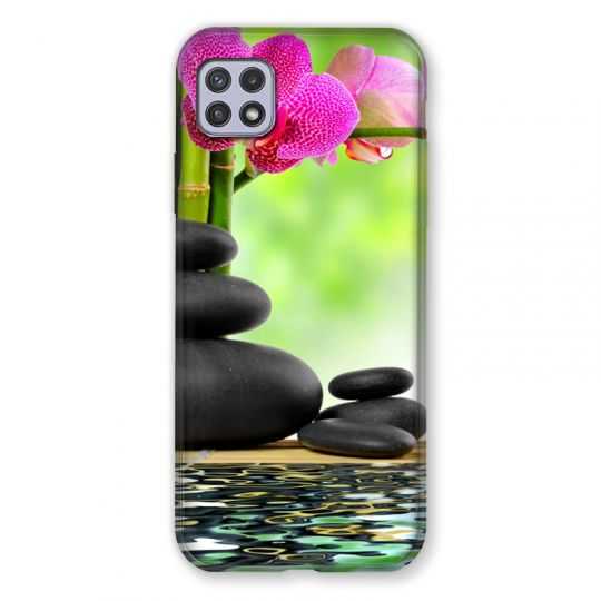 Coque Pour Samsung Galaxy A22 5G Orchidee Eau