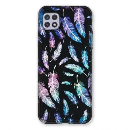Coque Pour Samsung Galaxy A22 5G Psychedelic Plume