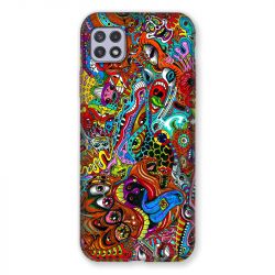 Coque Pour Samsung Galaxy A22 5G Psychedelic Yeux