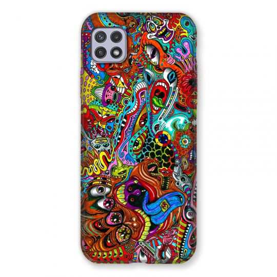 Coque Pour Samsung Galaxy A22 5G Psychedelic Yeux