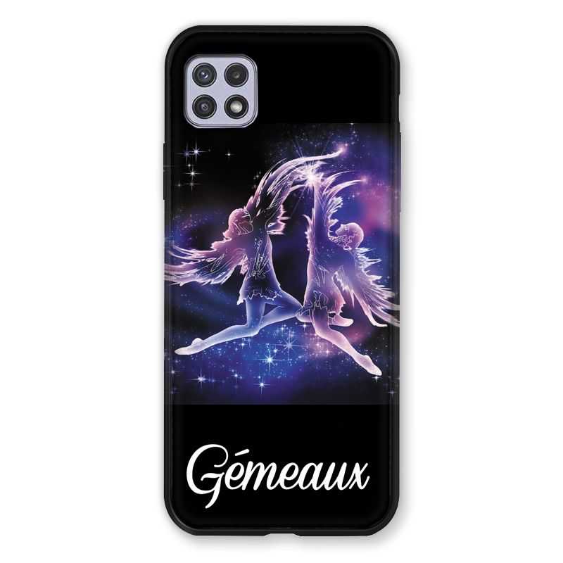 Coque Pour Samsung Galaxy A22 5G Signe Zodiaque 2 Gémeaux