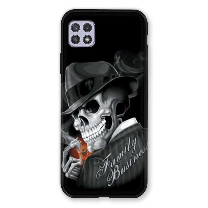 Coque Pour Samsung Galaxy A22 5G Tete de Mort family business