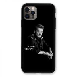 Coque Pour Iphone 13 MINI (5.4) Johnny Hallyday Noir