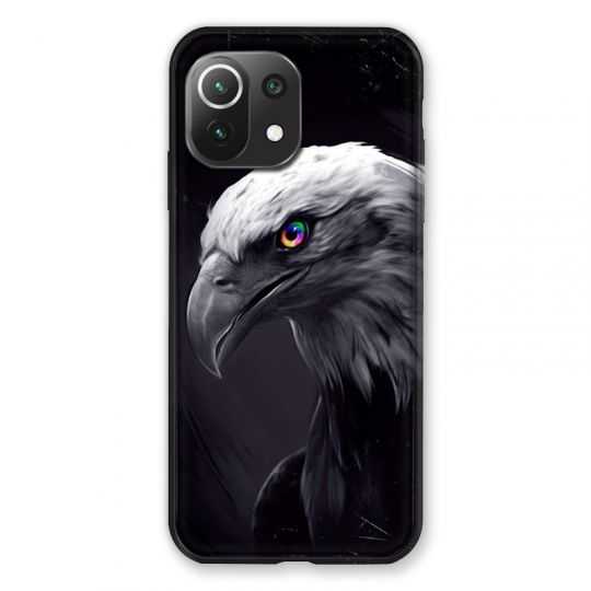 Coque Pour Xiaomi Mi 11 Lite 4G / 5G Aigle Royal Noir