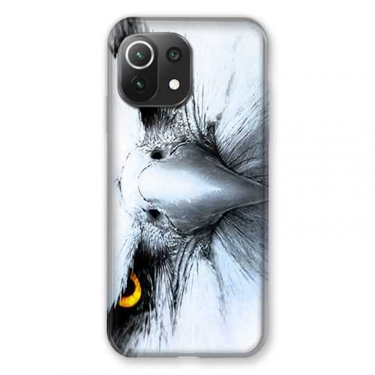 Coque Pour Xiaomi Mi 11 Lite 4G / 5G Aigle Royal Blanc