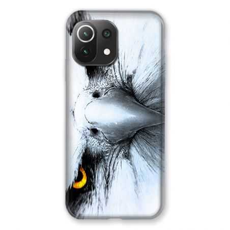 Coque Pour Xiaomi Mi 11 Lite 4G / 5G Aigle Royal Blanc